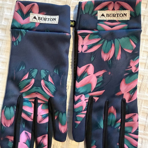Burton womens Multicolor Floral winter Gloves NWOT.  Brand new - Picture 2 of 9